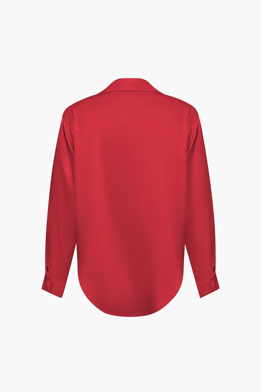 Florentine | Elegante Langarm-Bluse aus seidigem Satin