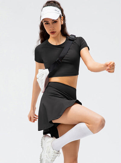 Sienna | Sportlicher Tennisrock mit integrierten Shorts