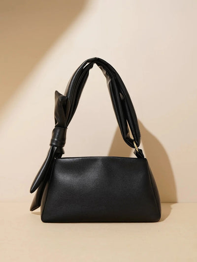 Edith | Minimalistische Leder-Umhängetasche mit Knotengriff