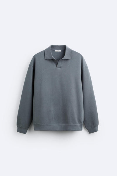Beiger Pullover mit Polokragen – Lässiger Stil mit Eleganz