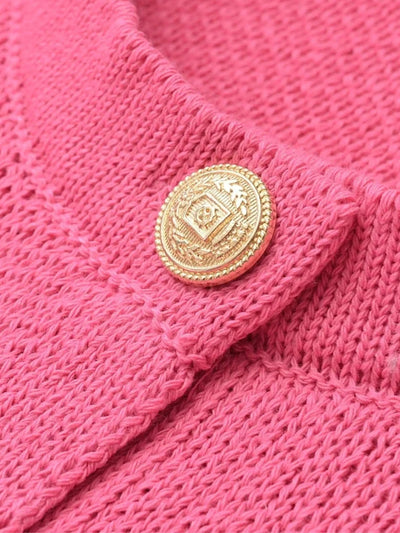 Pia | Klassische Strickjacke mit Taschen-Details