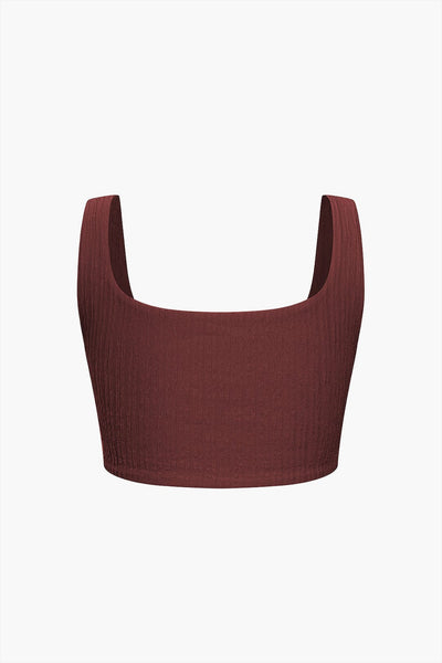 Nadine | Eleganter Twisted-Skirt-Zweiteiler mit Crop-Top