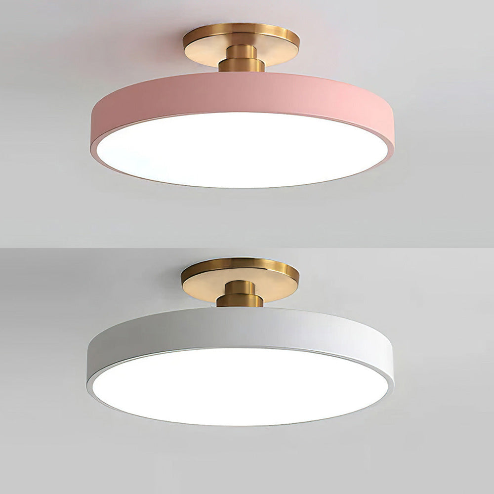 LuxLume | Moderne LED-Deckenleuchte mit edlen Goldakzenten