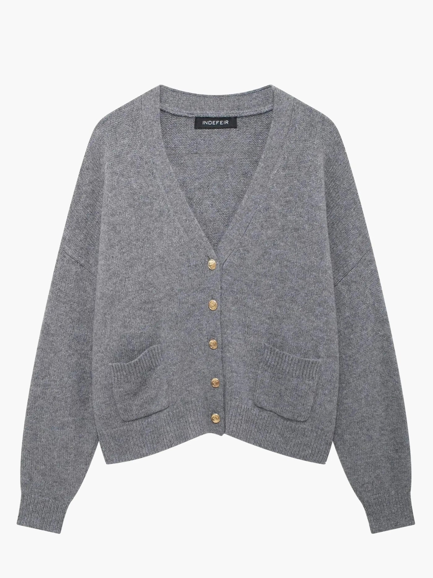 Leona | Strickjacke mit V-Ausschnitt