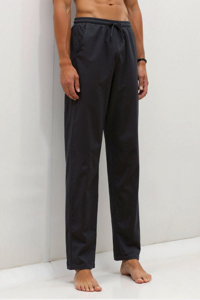 Leonardo | Herren-Loungebundhose in Weiß mit Kordelzug