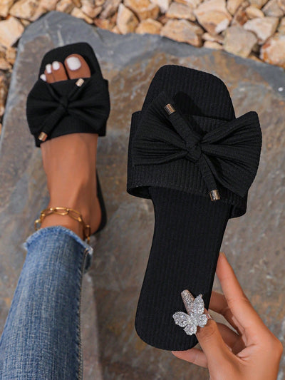 Boho Sandalen mit Schleife & Jutefußbett – Sommerlich & Bequem | Zendoo.de