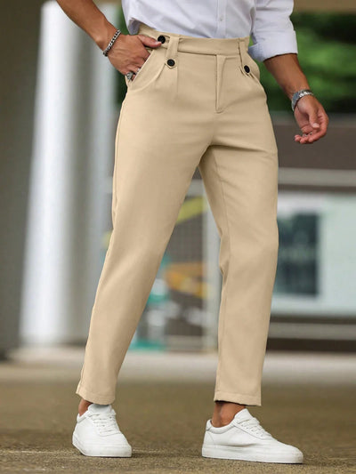 Andrea | Elegante beige Hose für Herren