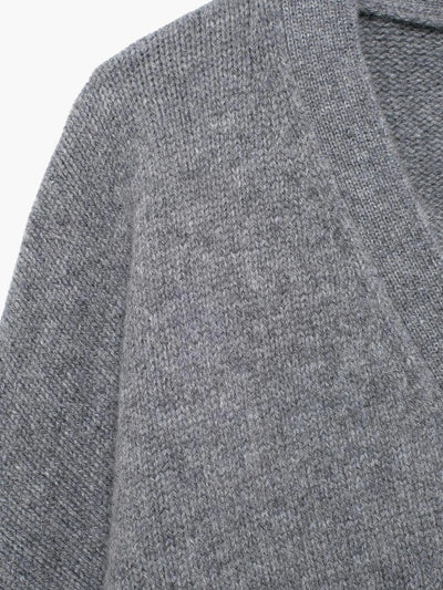 Leona | Strickjacke mit V-Ausschnitt