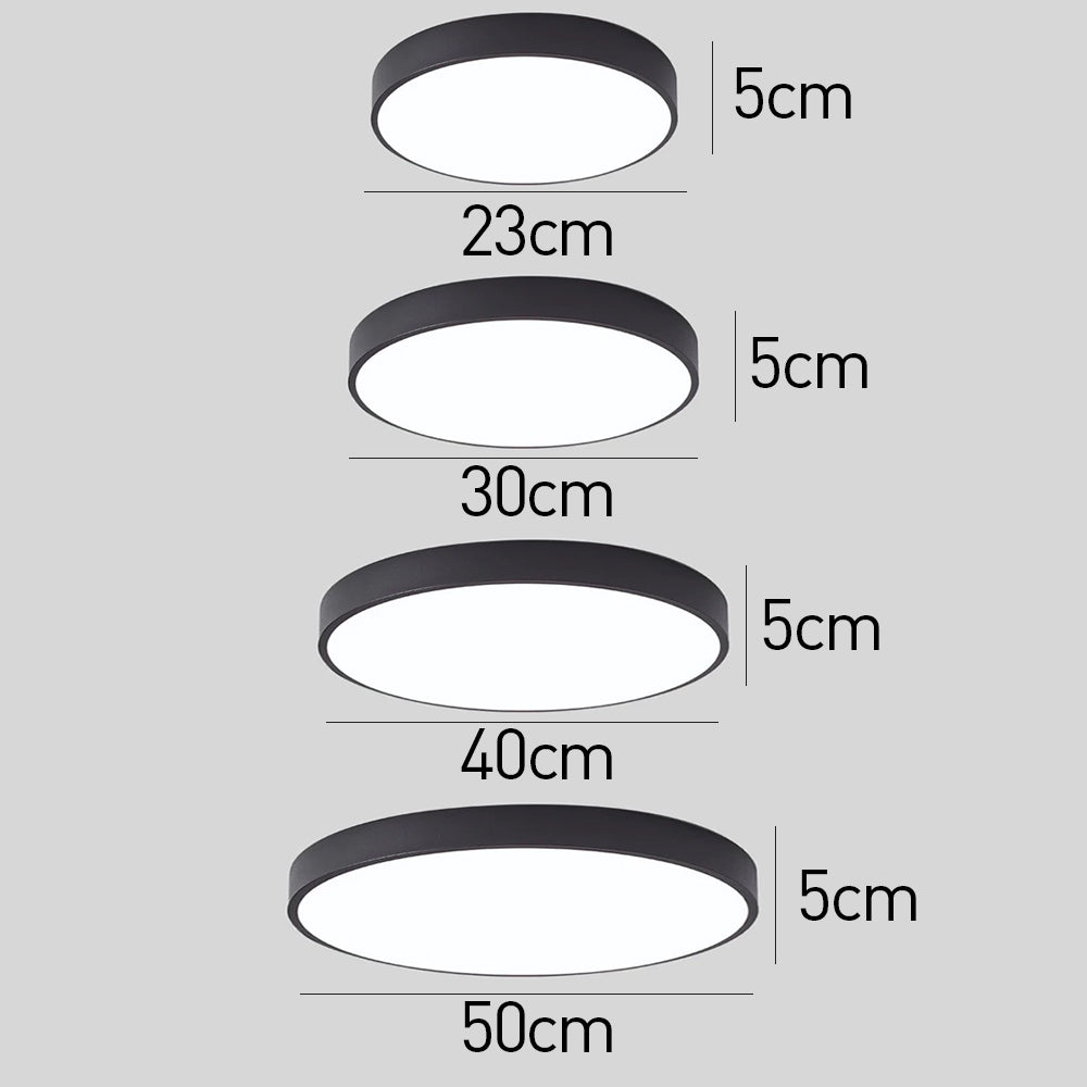 NordLuxe | Skandinavische runde LED-Deckenleuchten