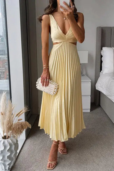 Kesley | Elegant Plissee-Kleid Zendoo.de