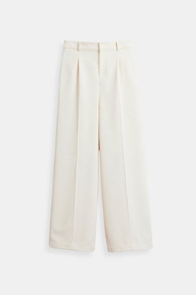 Elegante Damenhose mit weitem Schnitt und Bundfalten