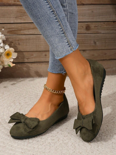 Elegante Ballerinas mit Schleife – Bequem & Stilvoll
