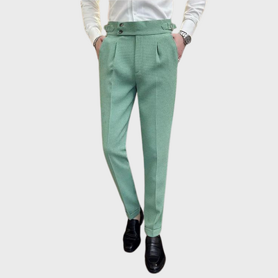 Noah | Karierte Herren Hose mit hohem Bund