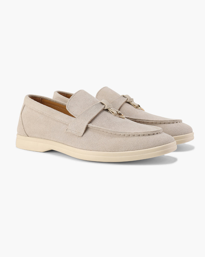 Charlotte | Old Money Style Wildleder Loafer mit Tassel-Detail