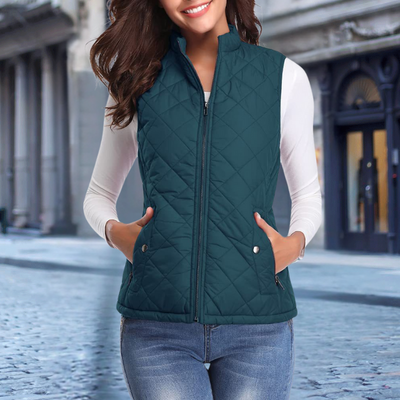 Matilda | Elegante Steppjacke mit Zipper für Damen