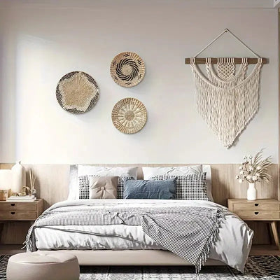 Zendoo | Glamora Boho Rattan Wandkorb Zendoo.de