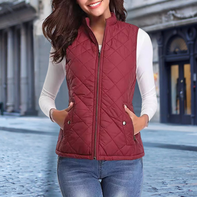 Matilda | Elegante Steppjacke mit Zipper für Damen