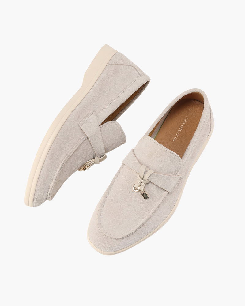 Charlotte | Old Money Style Wildleder Loafer mit Tassel-Detail