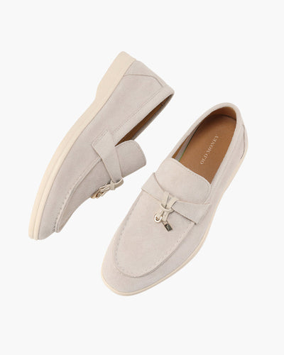 Charlotte | Old Money Style Wildleder Loafer mit Tassel-Detail