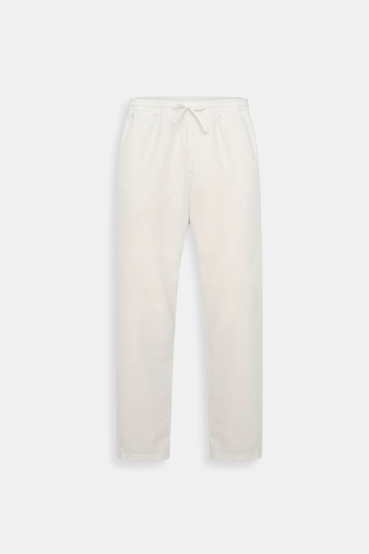 Leonardo | Herren-Loungebundhose in Weiß mit Kordelzug
