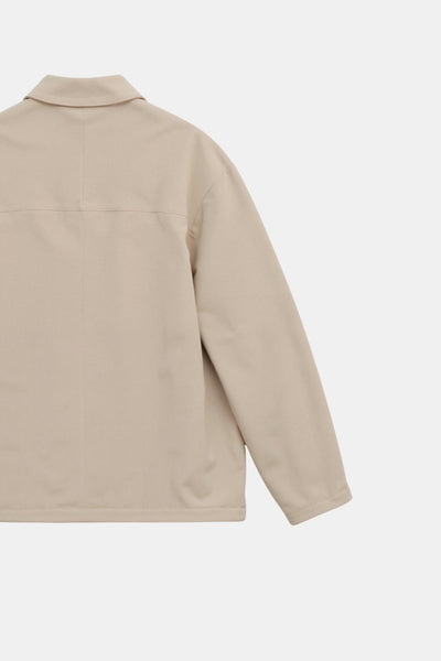Lorenzo – Minimalistische Herren-Hemdjacke in Beige