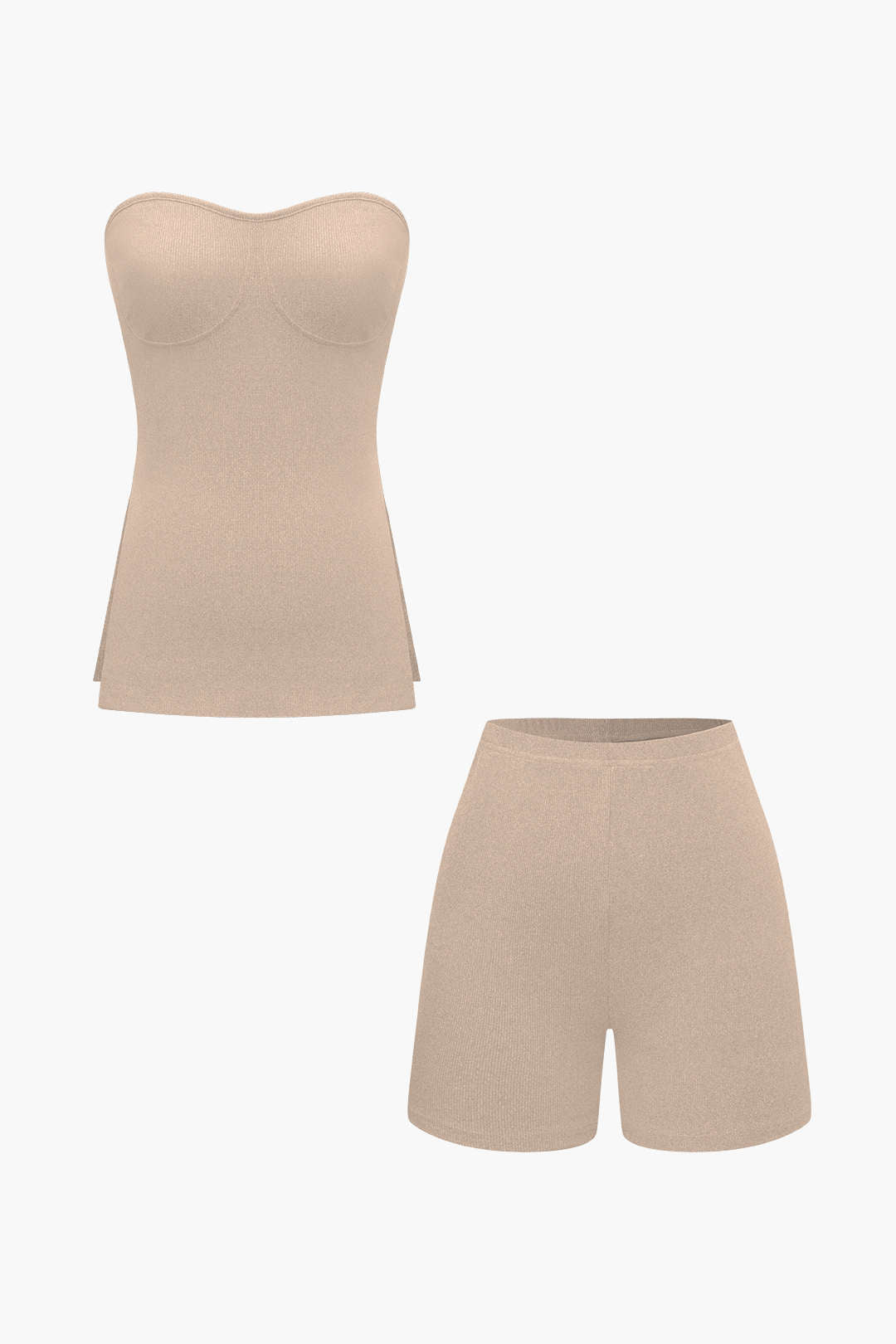 Athena | Elegantes Zweiteiler-Set mit Bustier-Top & Shorts
