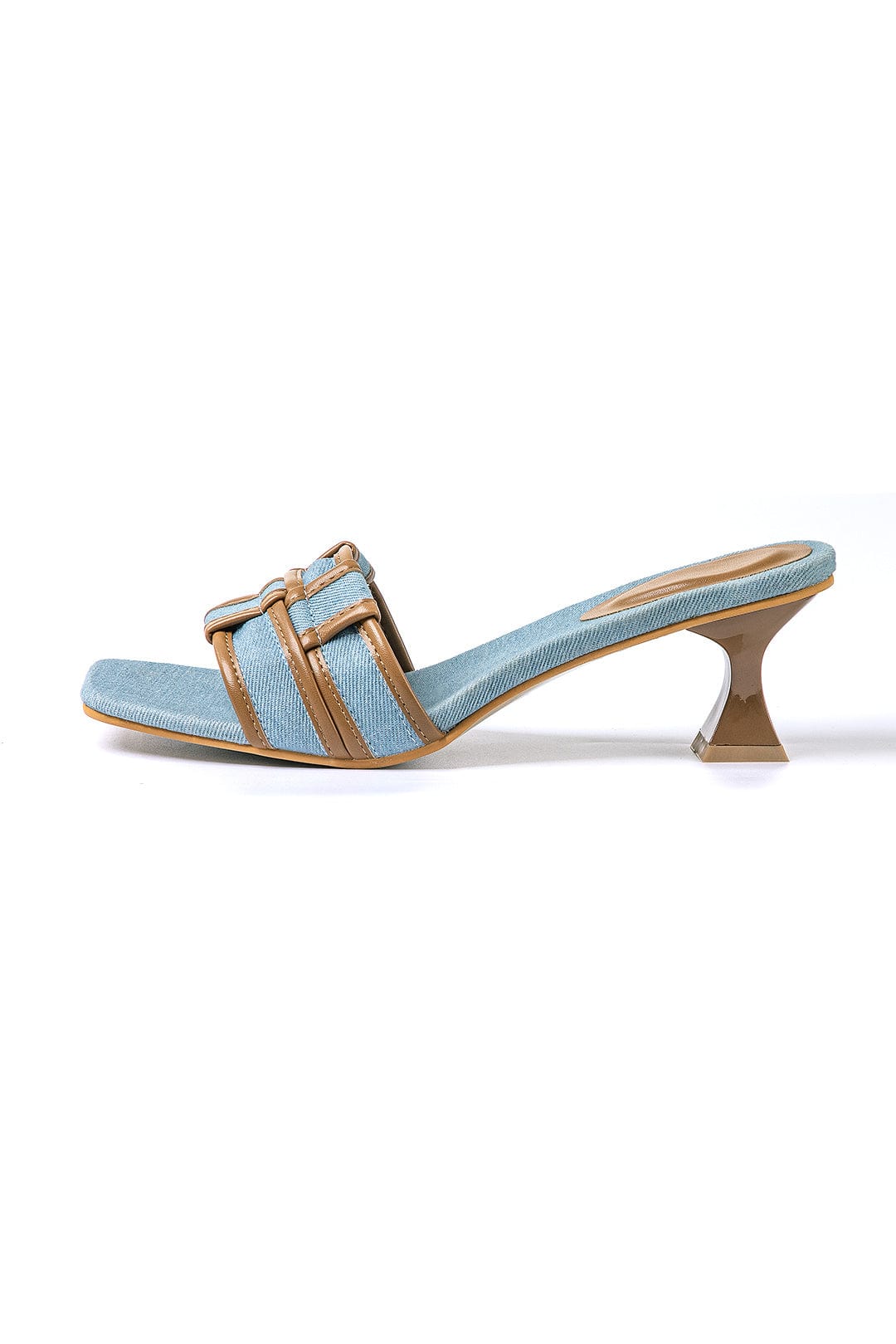 Nova | Trendige Denim Mules mit Blockabsatz – Eleganz trifft auf Komfort
