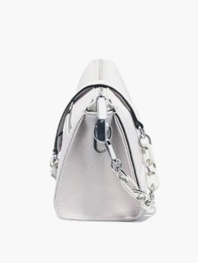 Ada | Schicke weiße Leder-Schultertasche