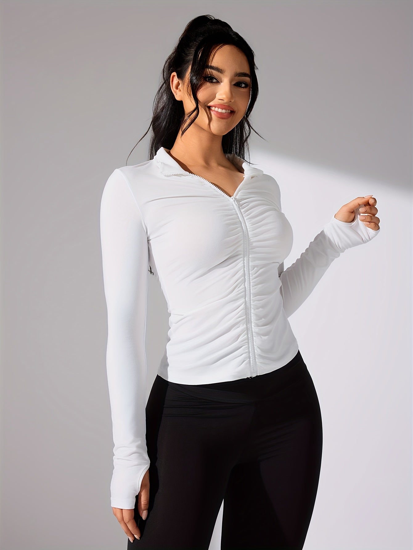 Wilma | Lässige langärmelige Sportjacke für Frauen