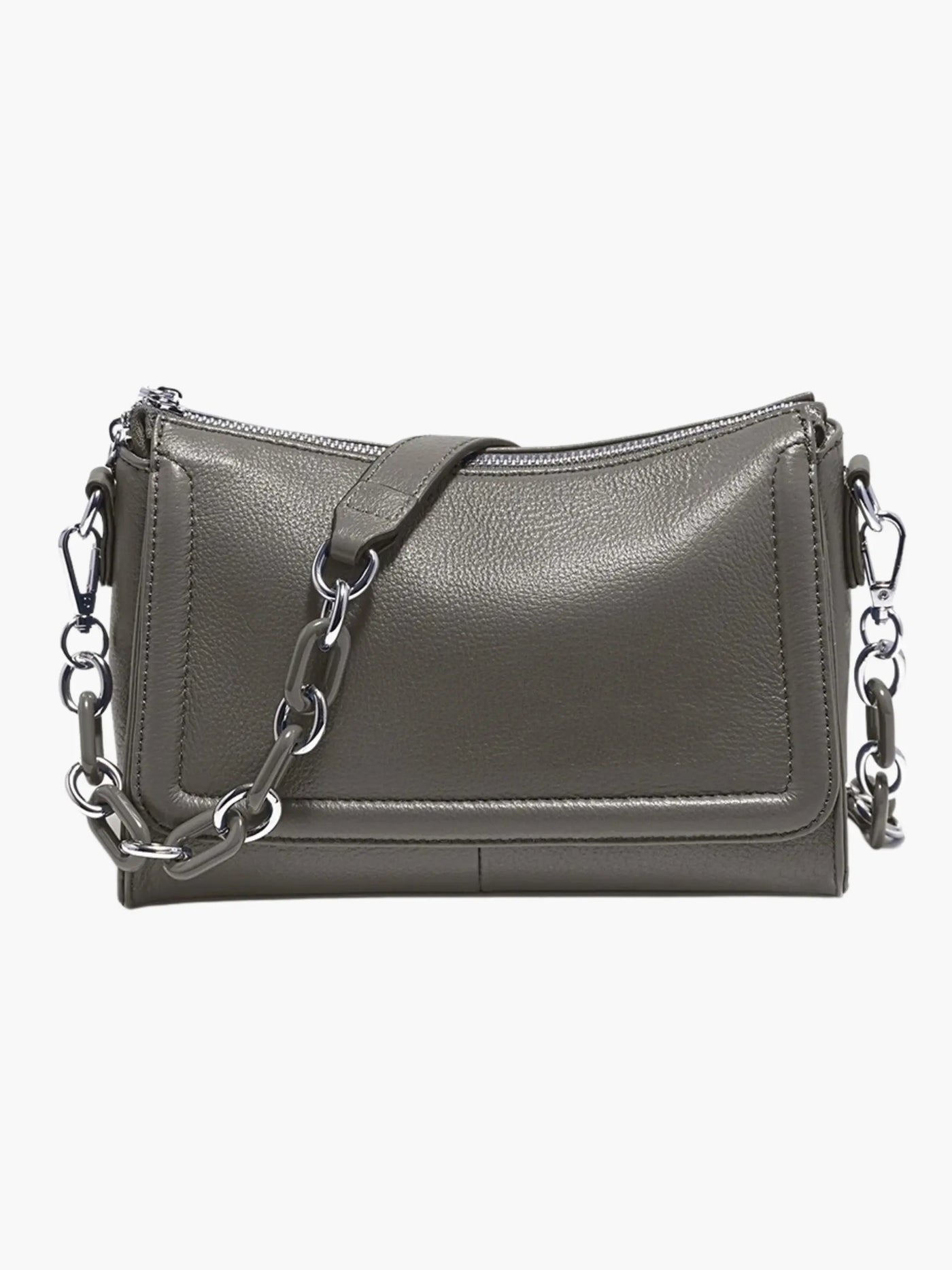 Ada | Schicke weiße Leder-Schultertasche