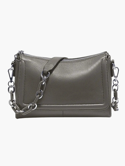 Ada | Schicke weiße Leder-Schultertasche