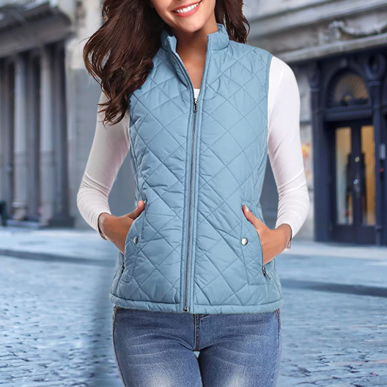 Matilda | Elegante Steppjacke mit Zipper für Damen