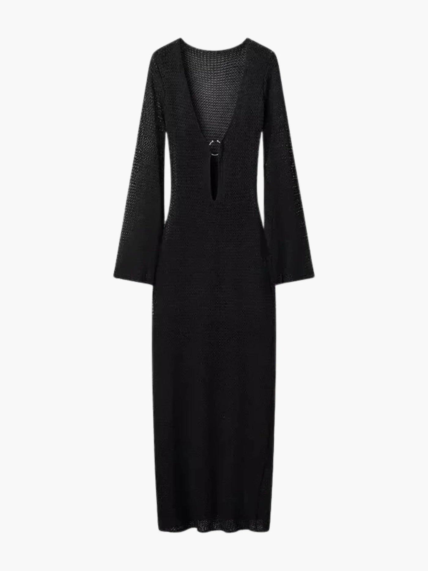 Ulrike | Lila Maxikleid aus Strick