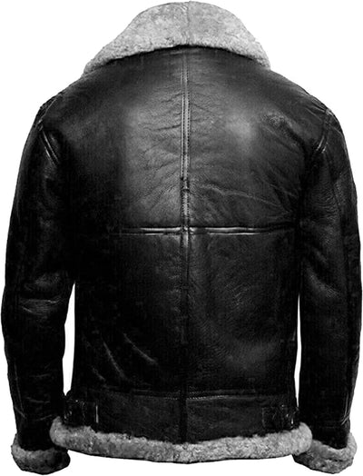 Noah | Luxuriöse Shearling-Lederjacke