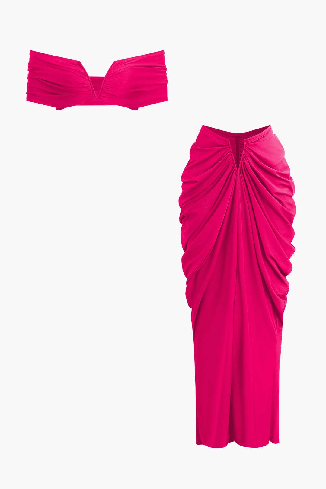 Desiree | Elegantes Off-Shoulder-Set mit Drapierung