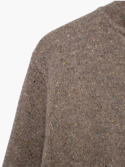 Irma | Strickjacke mit offener Vorderseite und hohem Kragen