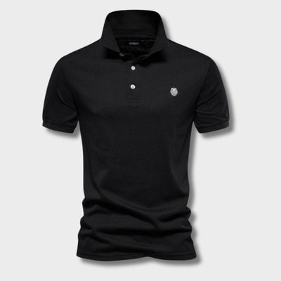 James | Zeitloses, schmal geschnittenes Herren-Poloshirt