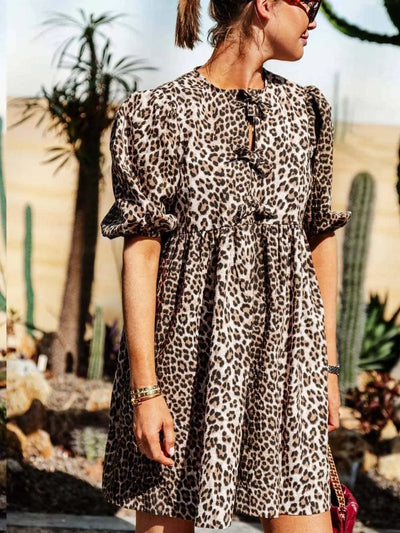 Chiara | Leoparden Kleid Zendoo.de