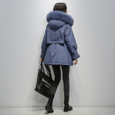 Gertrud | Damen Winterparka mit kuscheligem Fellkragen
