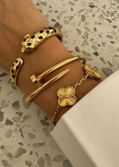 Lila | Luxuriöses Majorelle-armband in Gold Zendoo.de