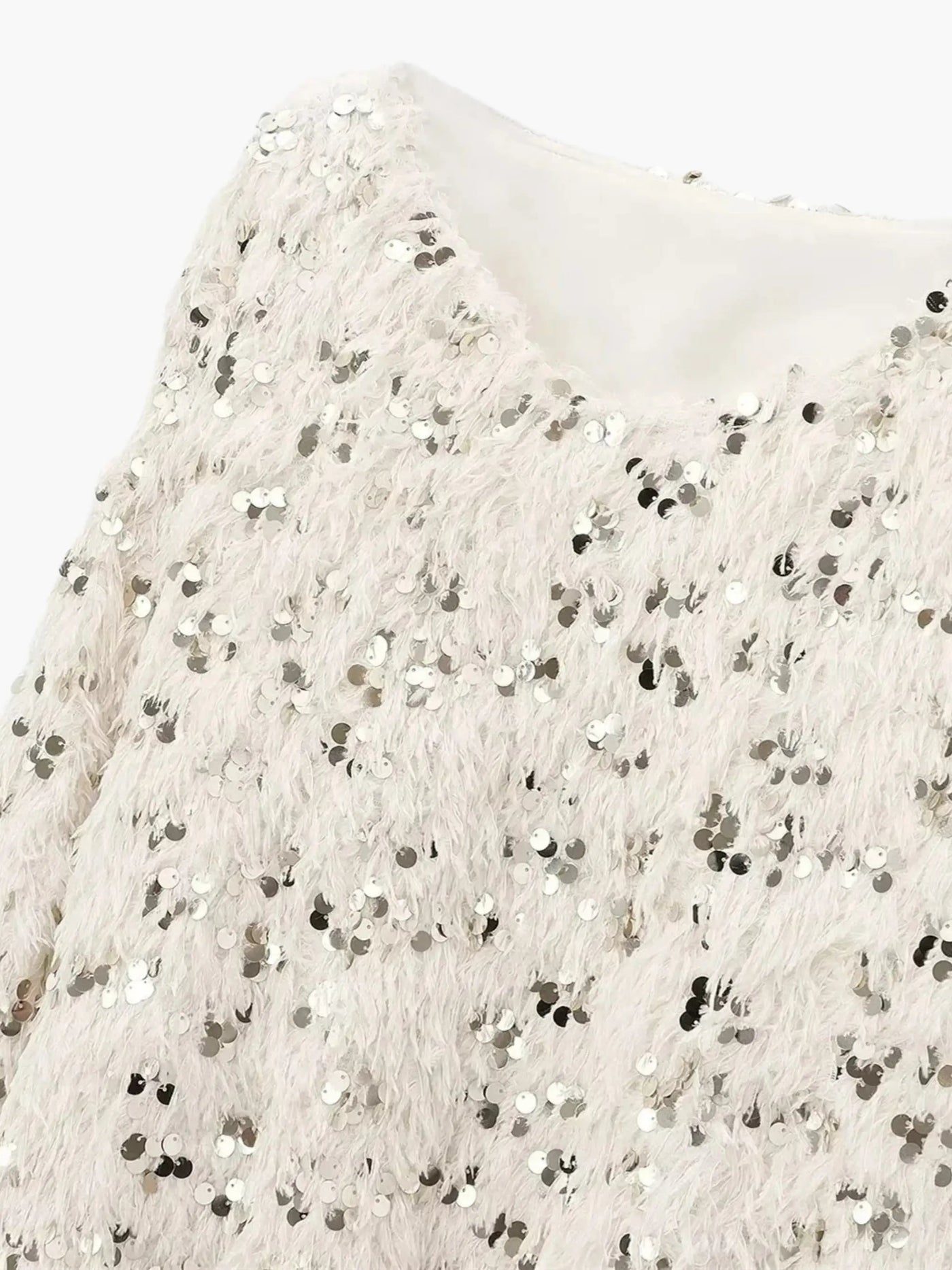 Wilhelmine | Glamouröser Glitzer-Strickpullover für Damen