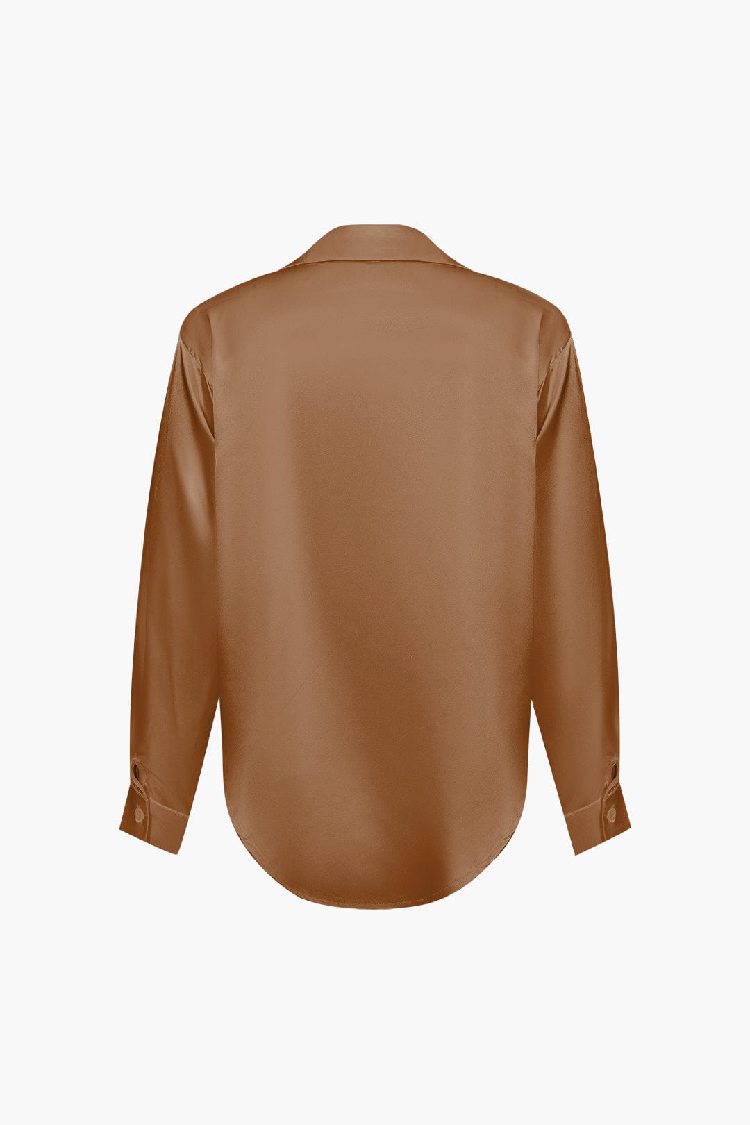 Florentine | Elegante Langarm-Bluse aus seidigem Satin
