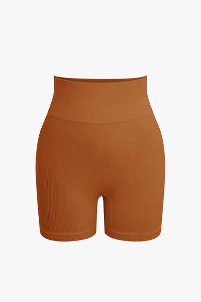 Elaine | Nahtloses Sport-Set mit Crop-Top & Yoga-Shorts