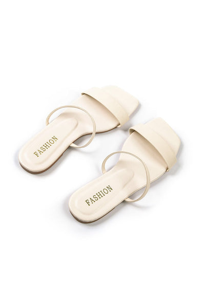 Stilvolle schwarze Sandalen mit minimalistischem Design