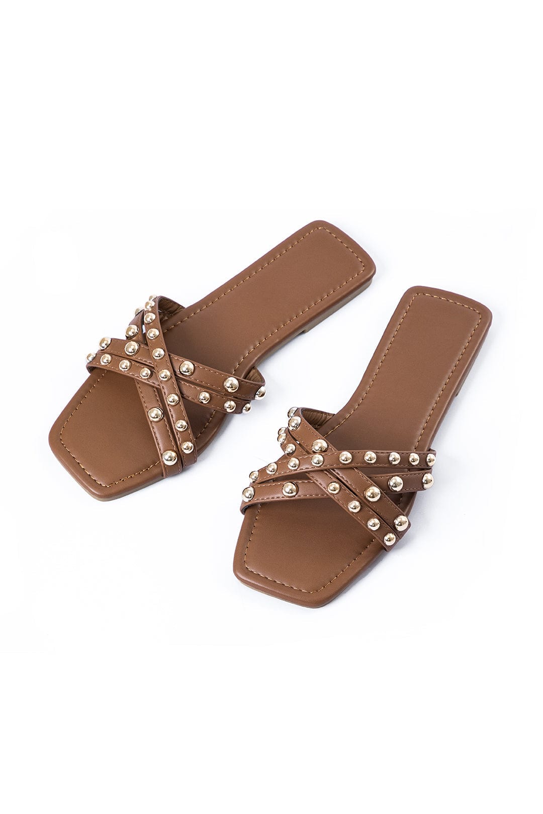 Trendige Sandalen mit Nieten-Details