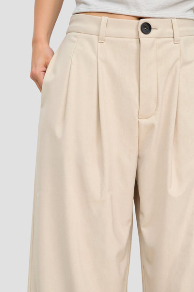 Elegante Damenhose mit Bundfalte