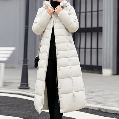Emilia | Elegante Pufferjacke mit Umlegekragen und Knopf für Damen