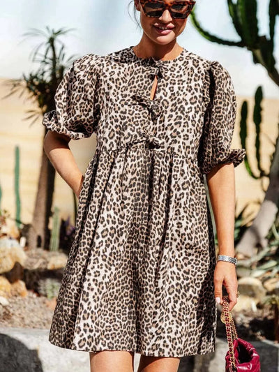 Chiara | Leoparden Kleid Zendoo.de