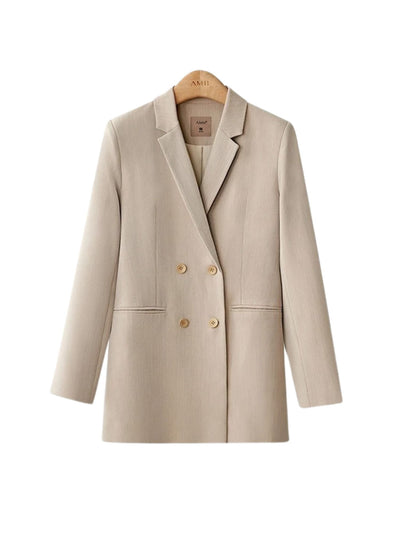 Kirsten | Vielseitiges Blazer und Schmalgeschnittenes Hosen Set mit Knöchellänge