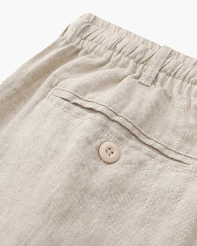 Waylon | Lightweight Herren Sommer Leinen-Shorts mit Kordelzug